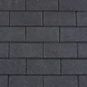 Betonstraatsteen - antraciet - 21x10.5 cm - door en door gekleurd