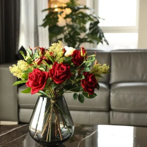 Bloem Boeket  Elena kunstbloemen - 40 cm