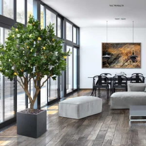 Citroen kunstboom - 250 cm