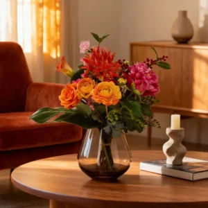 Bloem Boeket Liva kunstbloemen - 50 cm