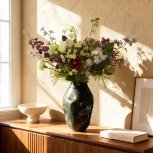 Bloem Boeket Violet kunstbloemen - 70 cm