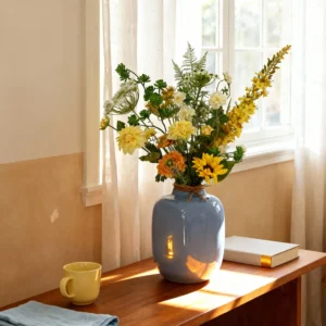 Bloem Boeket Vivianne kunstbloemen - 60 cm