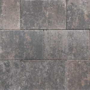 Straksteen - 20x30 cm - grijs - door en door gekleurd