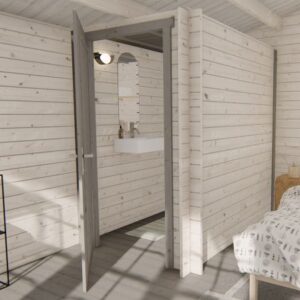 Tuinhuis Feline - Toiletkit - 140X200 cm (lxb) - geïmpregneerd