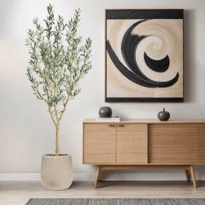 Olijf Deluxe kunstboom - 200 cm