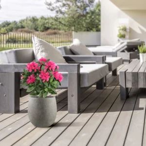 Rhododendron Kunstplant - 55 cm - Cerise - UV bestendig