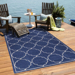 Outdoorkleed - 160x230 cm - Blauw