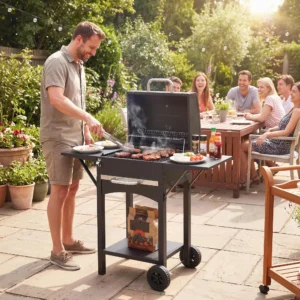BBQ - Houtskool - Sunshine 17 - Grill Smoker - 110x48x101 cm