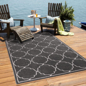 Outdoorkleed - 160x230 cm - Donkergrijs