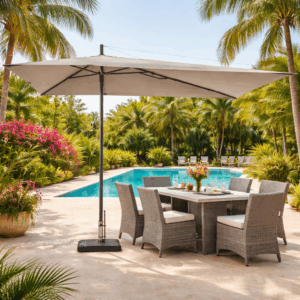 Parasol Sideway - 360x220 cm - Taupe