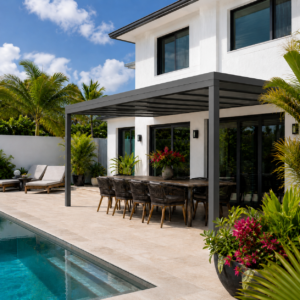 Veranda aanbouw - Aluminium - Antraciet - 300x250 cm - PC dak