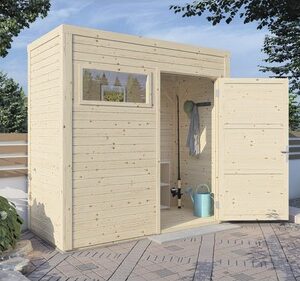 Tuinhuis Tina - 234x115 cm - Onbehandeld - Incl. vloer