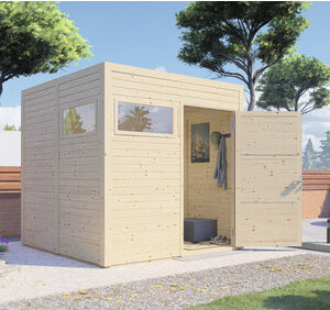 Tuinhuis Kelly - 226x234 cm - Onbehandeld - Incl. vloer