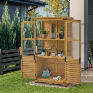 Tuinhuis/Tuinkast - 87x42x160 cm (lxdxh) - Incl. dakleer