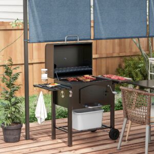 BBQ - Houtskool - Sunshine 10 - Grill Smoker - 124x66x112 cm