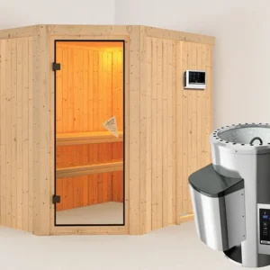 Binnen Sauna - Saja - 196X151x198 cm (lxbxh) - Incl. Biokachel 3,6 KW