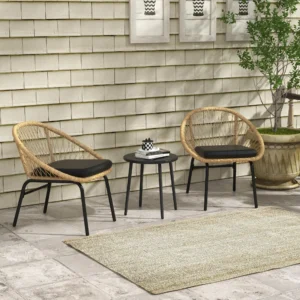 Bistro set 3 delig - Patio set - geel