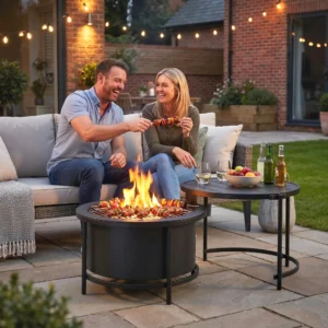 Vuurschaal / tafel - met Grillrooster Ø66x63x41 cm