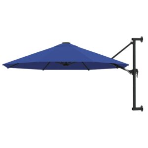 Wandparasol - 300 cm - blauw