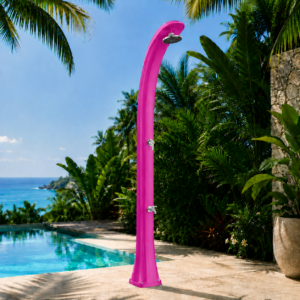 Buiten/Solardouche - 28 ltr - Polyethyleen - Roze