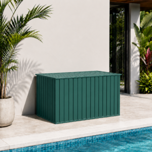 Tuinbox - Metaal - 109x67x65 cm - groen