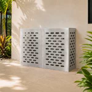 Airconditioner afdekking - RVS - 100 x 50 x 70 cm - Staal