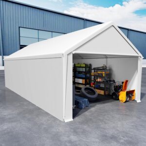 Garagetent - 400x800 cm - wit