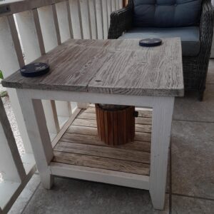 Hoektafeltje - 60x60x55 cm - Massief Hout - Top kwaliteit uit NL