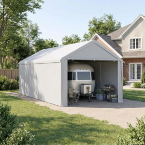 Garagetent - 300x600 cm - grijs